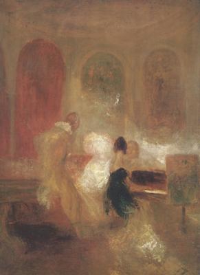 Joseph Mallord William Turner Music party in Petworth (mk31) Germany oil painting art